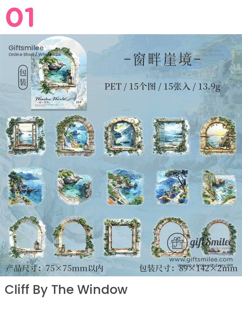 Window World Scenic Stickers | KS-SA-4069
