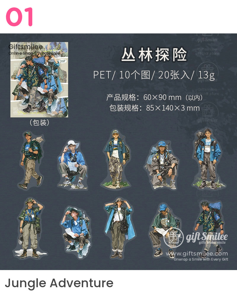 Adventure Explorer Stickers | KS-SA-4072
