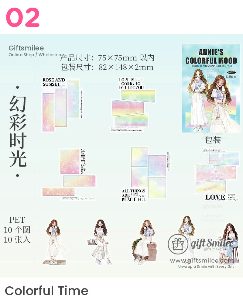 Annie Colorful Mood Stickers | KS-SA-4073