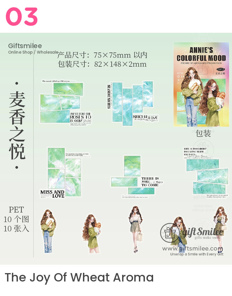 Annie Colorful Mood Stickers | KS-SA-4073