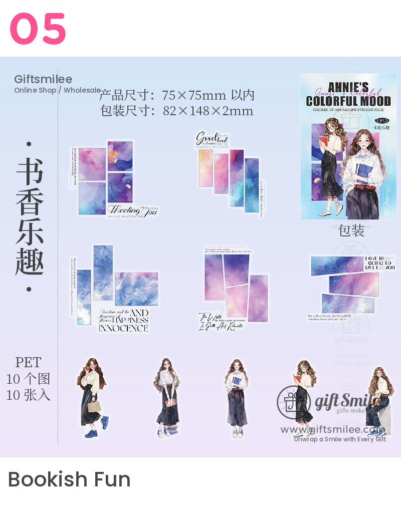 Annie Colorful Mood Stickers | KS-SA-4073