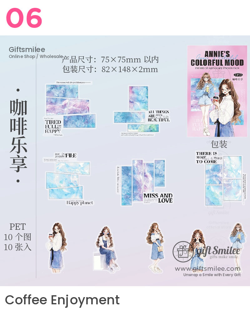 Annie Colorful Mood Stickers | KS-SA-4073