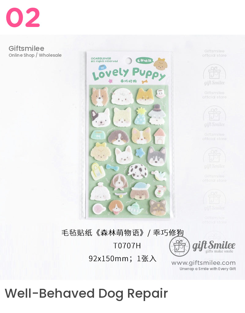 Puppies Bears Stickers | KS-SA-4087
