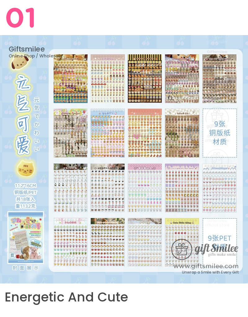 Assorted Sheets Bulk Pack Stickers | KS-SA-4095