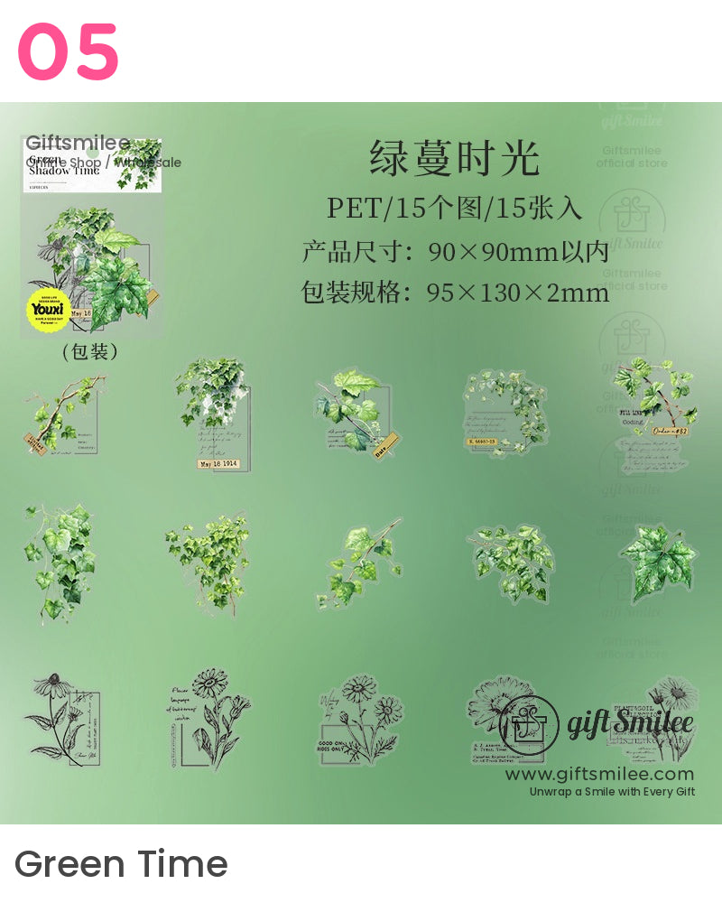 Botanical Greenery Stickers | KS-SA-4099