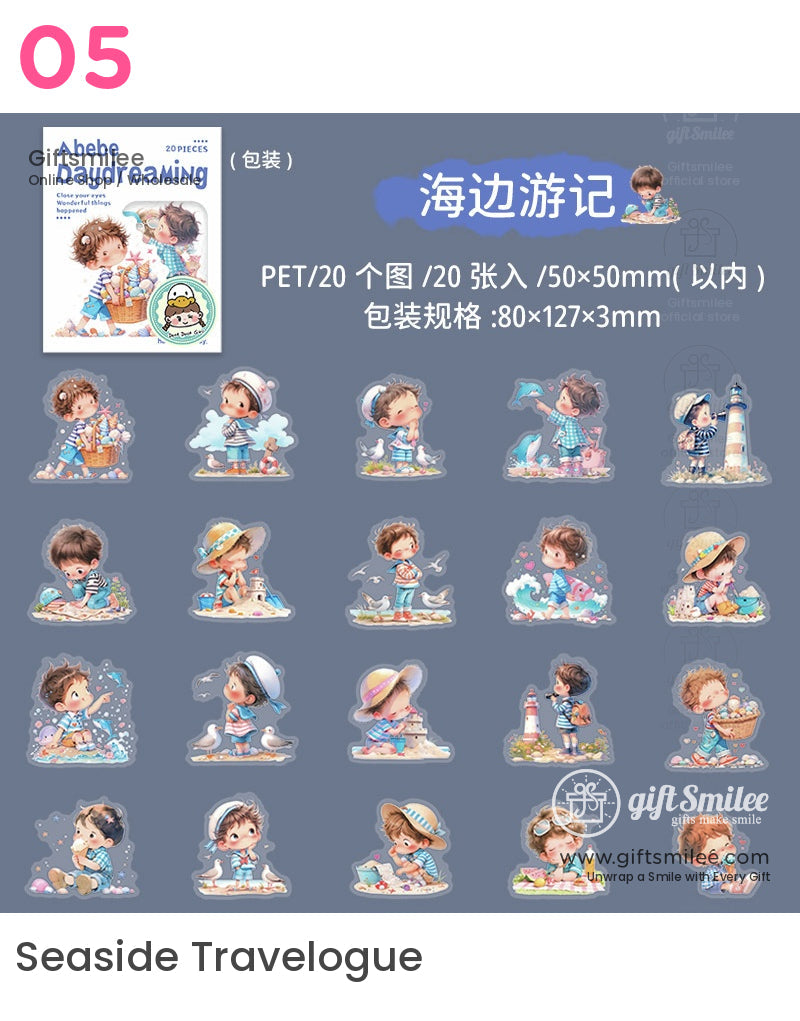 Dreamy Moon Rainbow Stickers | KS-SA-4100