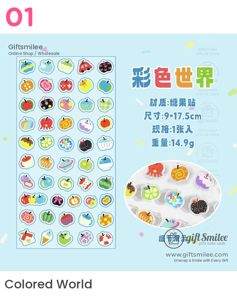 Apple Pie Cute Stickers | KS-SA-4118