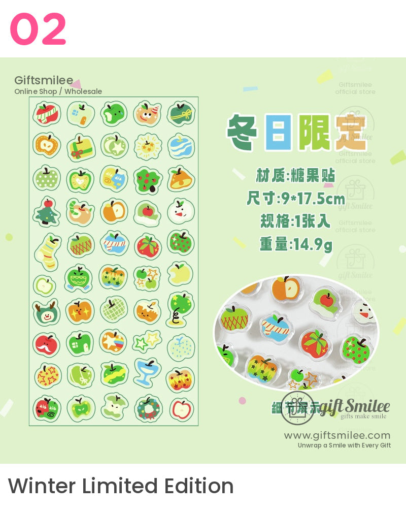 Apple Pie Cute Stickers | KS-SA-4118