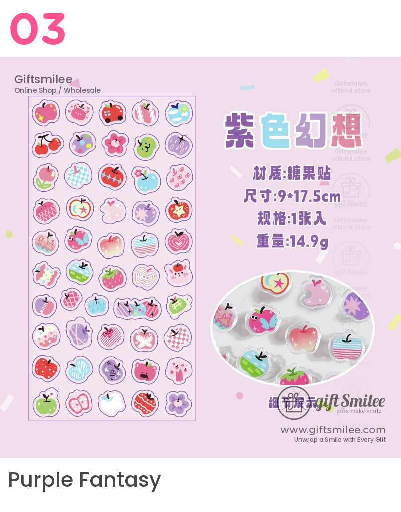 Apple Pie Cute Stickers | KS-SA-4118