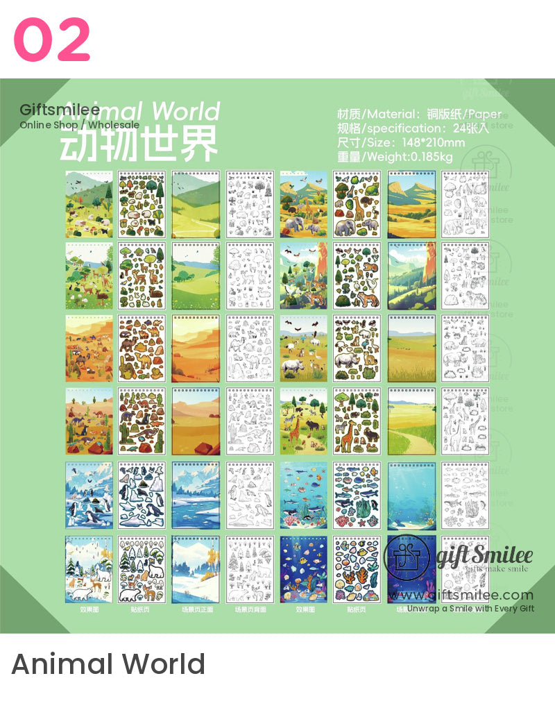 Animal Party Stickers | KS-SA-4124