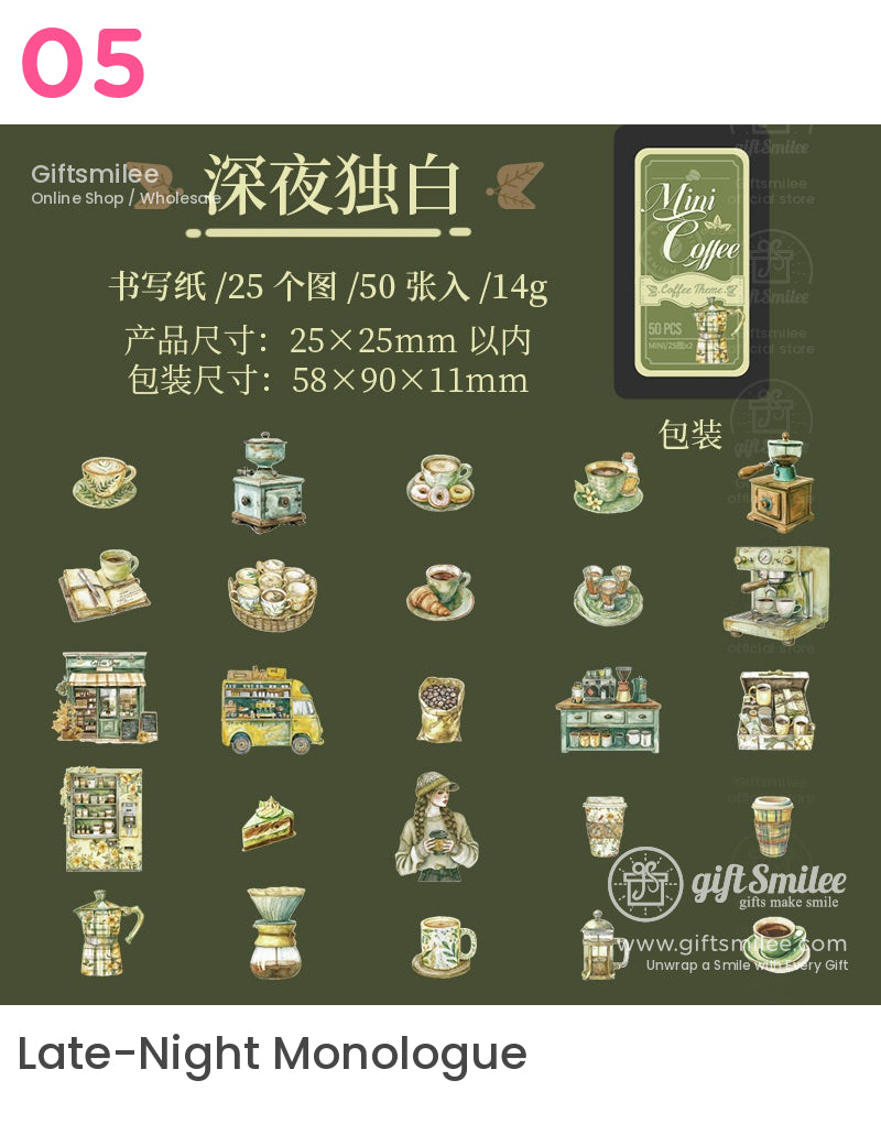 Mini Coffee Stickers | KS-SA-4127