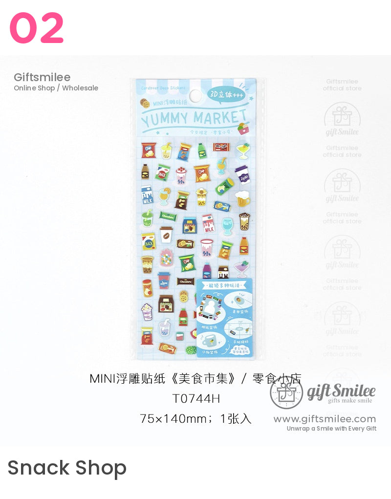 Food Market Stickers | KS-SA-4128