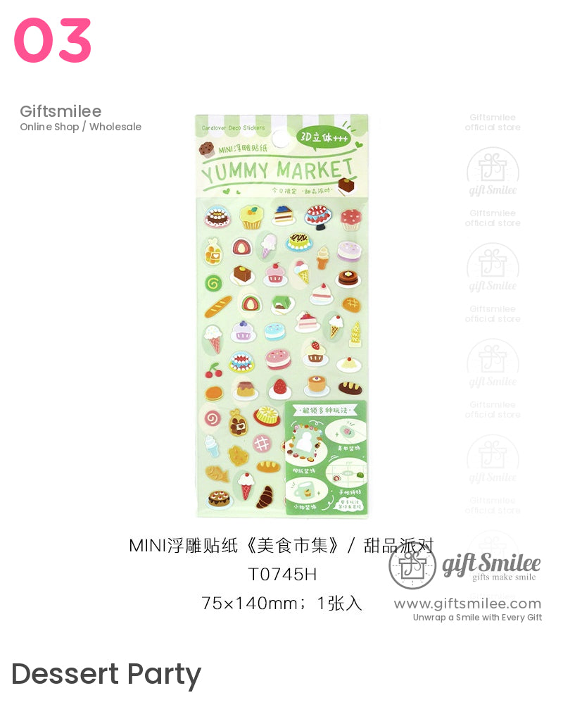 Food Market Stickers | KS-SA-4128