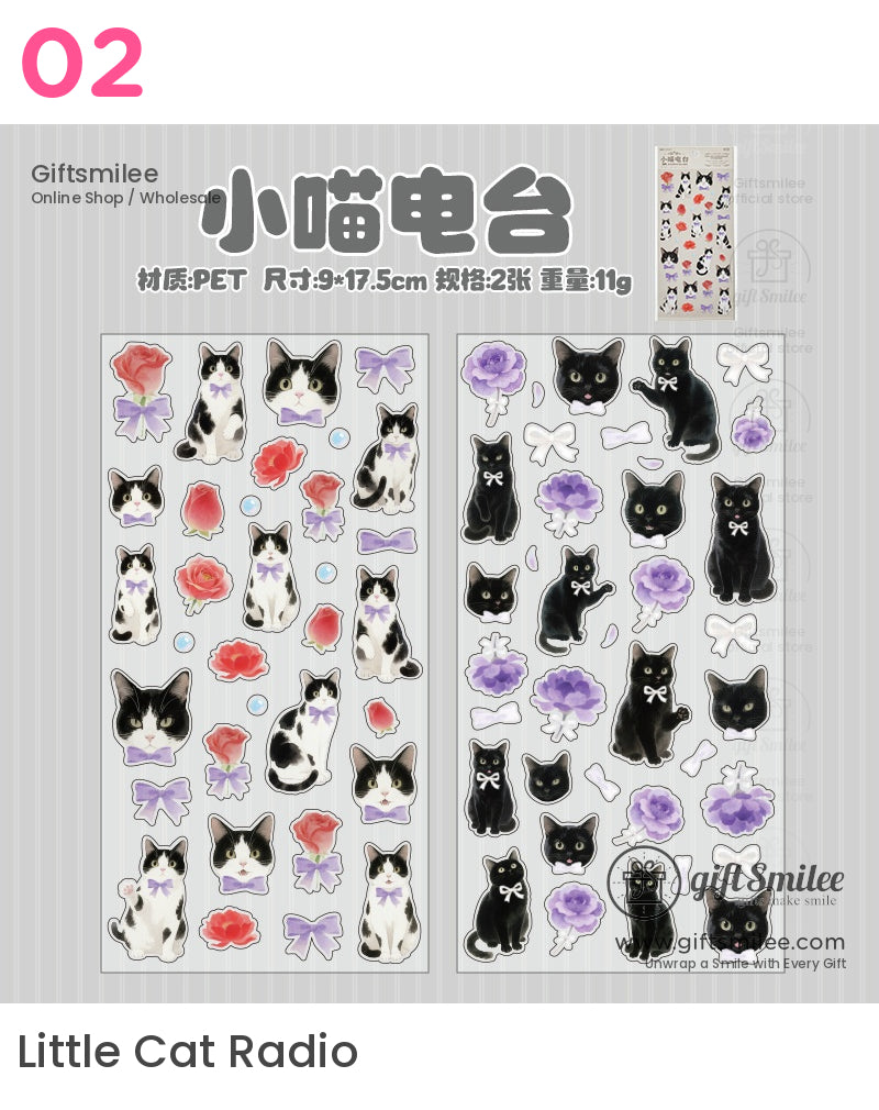 Starlight Meow Stickers | KS-SA-4133