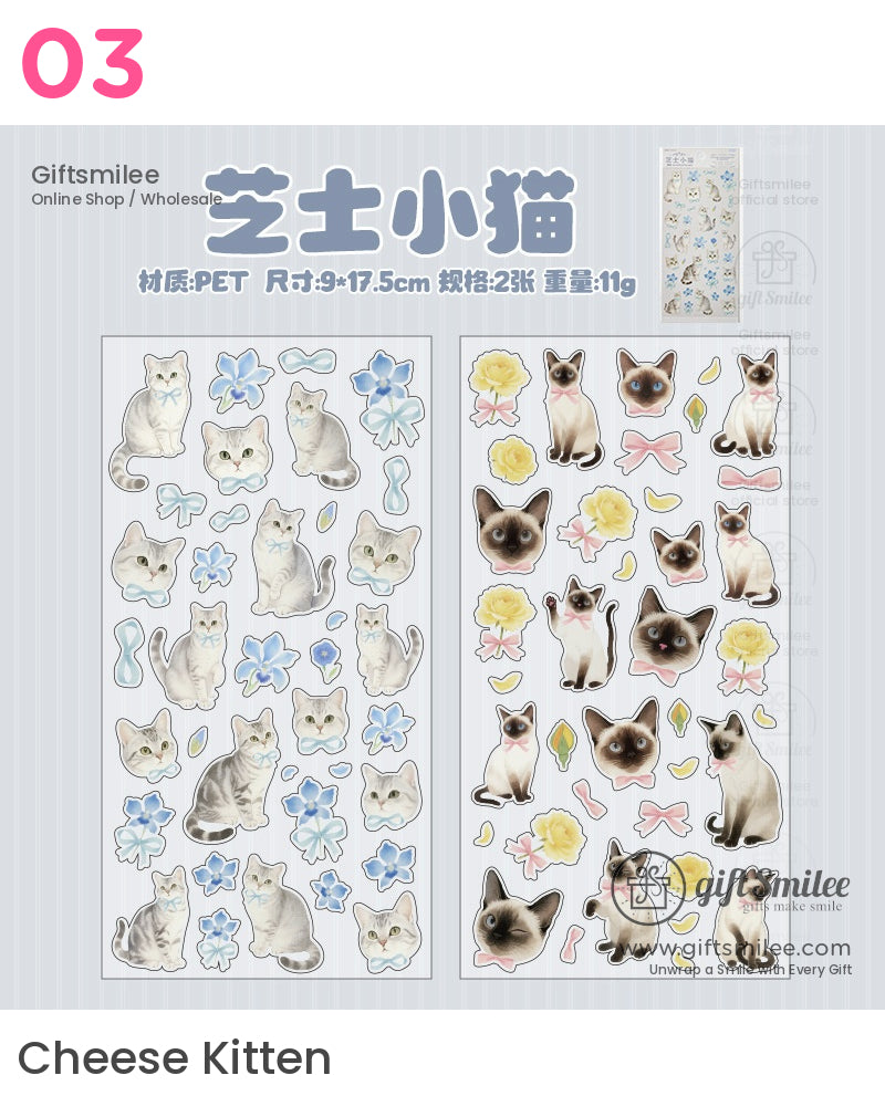 Starlight Meow Stickers | KS-SA-4133