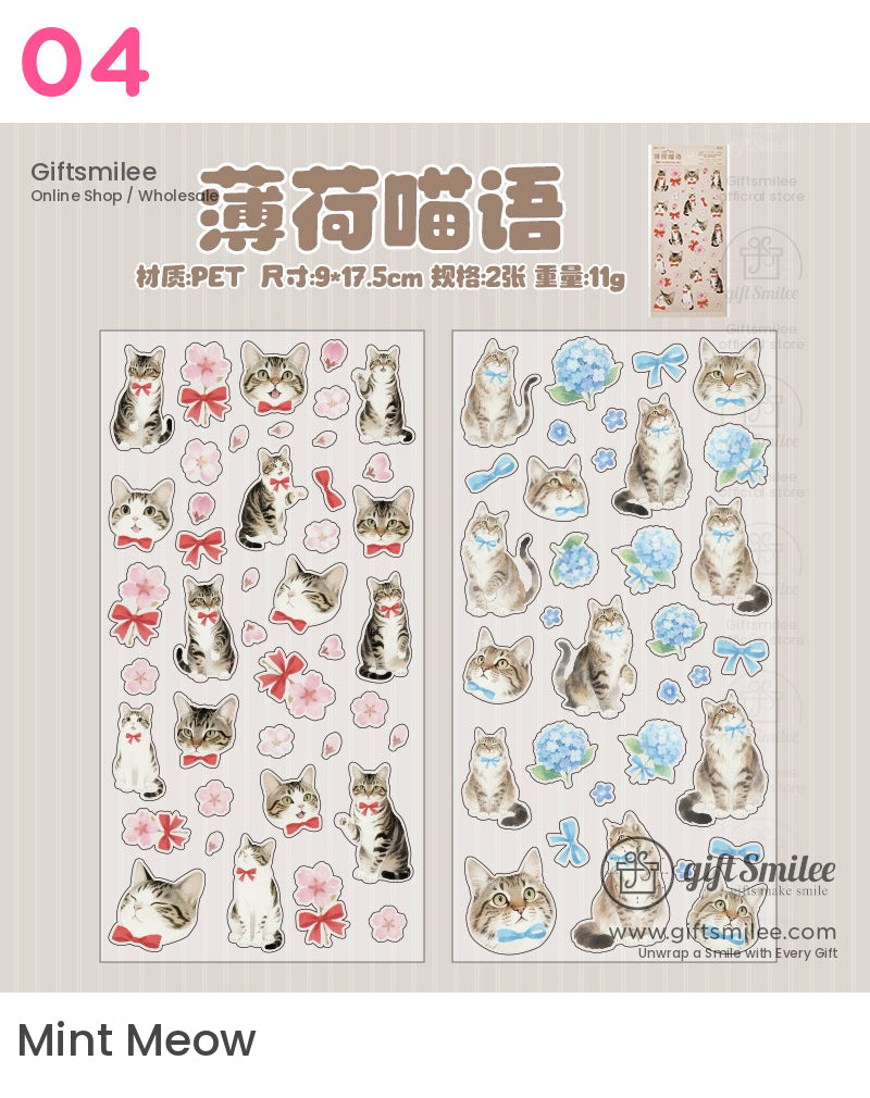 Starlight Meow Stickers | KS-SA-4133