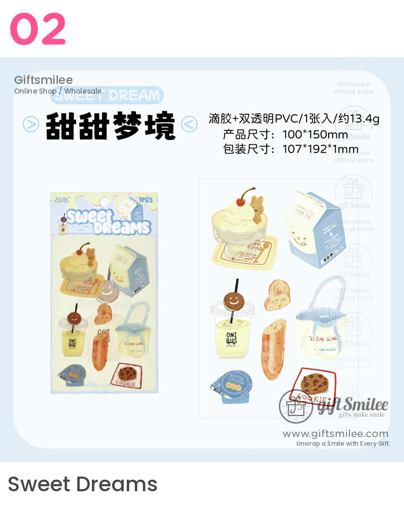 Baking Hut Stickers | KS-SA-4137