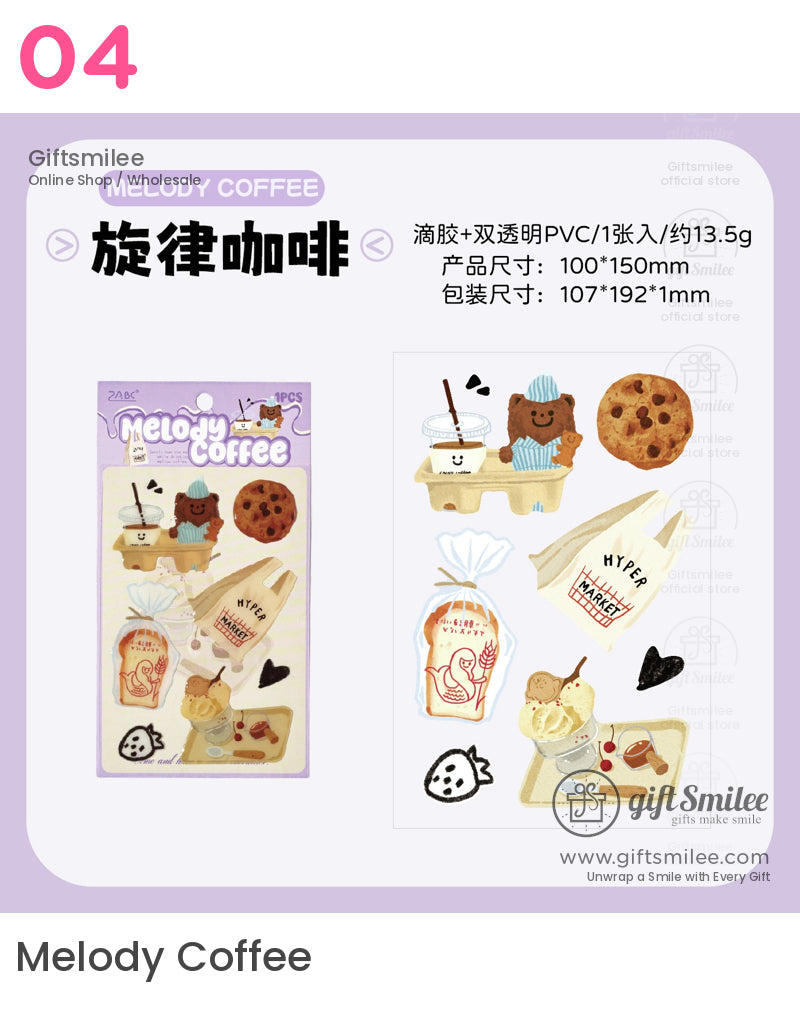 Baking Hut Stickers | KS-SA-4137