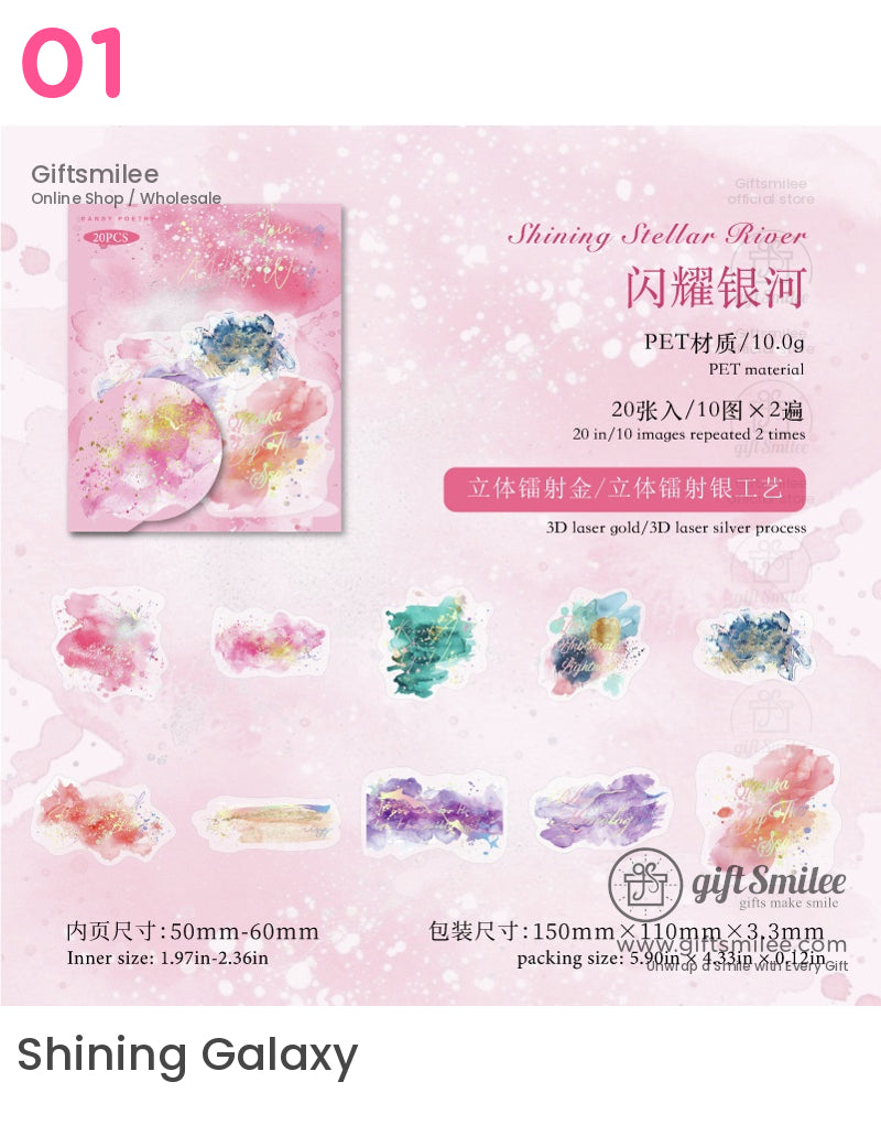 Flowing Dream Sticker Packs | KS-SA-4139