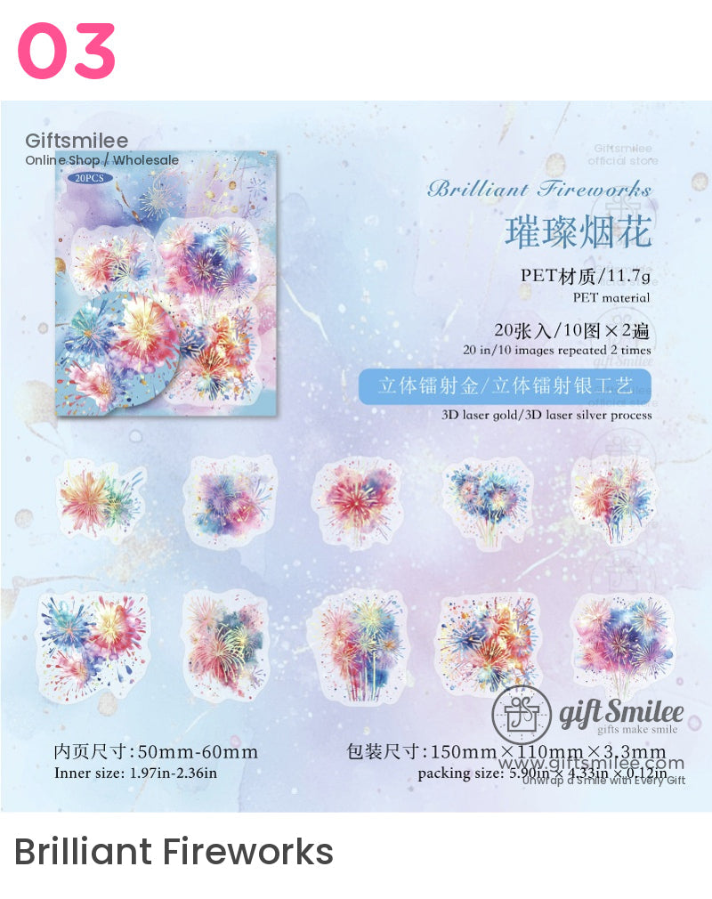 Flowing Dream Sticker Packs | KS-SA-4139