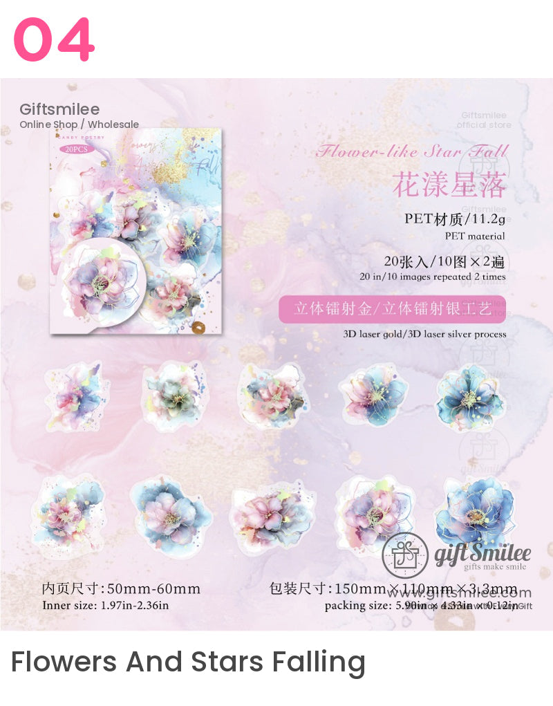 Flowing Dream Sticker Packs | KS-SA-4139