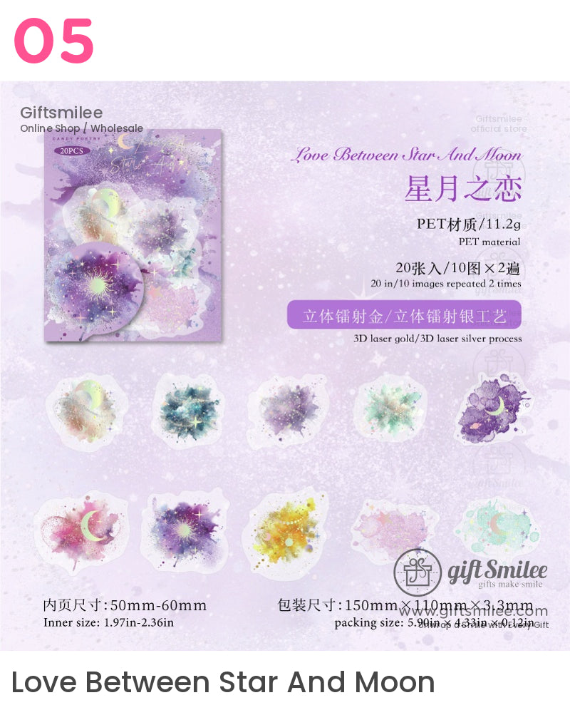 Flowing Dream Sticker Packs | KS-SA-4139