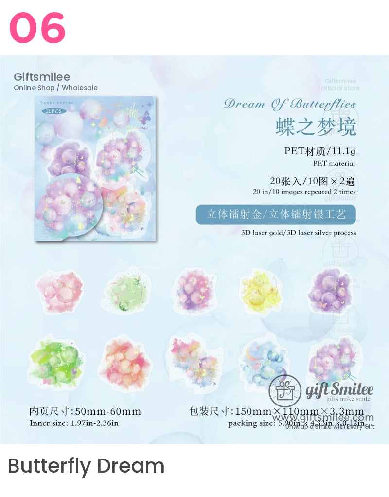 Flowing Dream Sticker Packs | KS-SA-4139