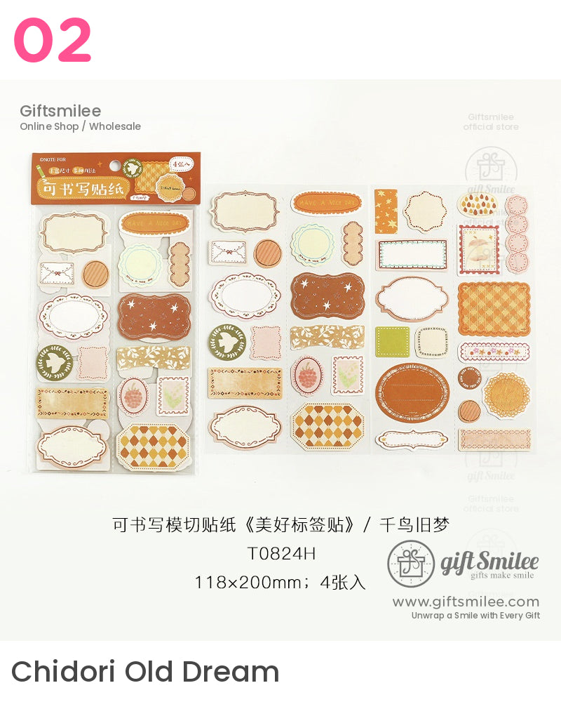 Beautiful Labels Stickers | KS-SA-4141