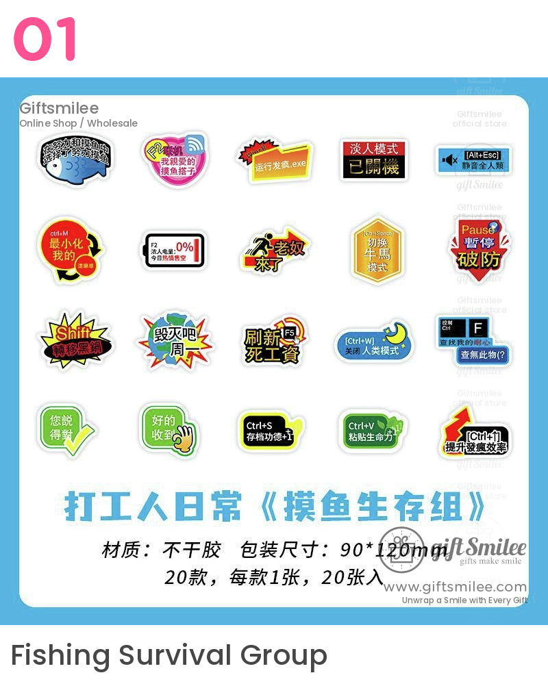 Daily Life Of Workers Sticker Packs | KS-SA-4142