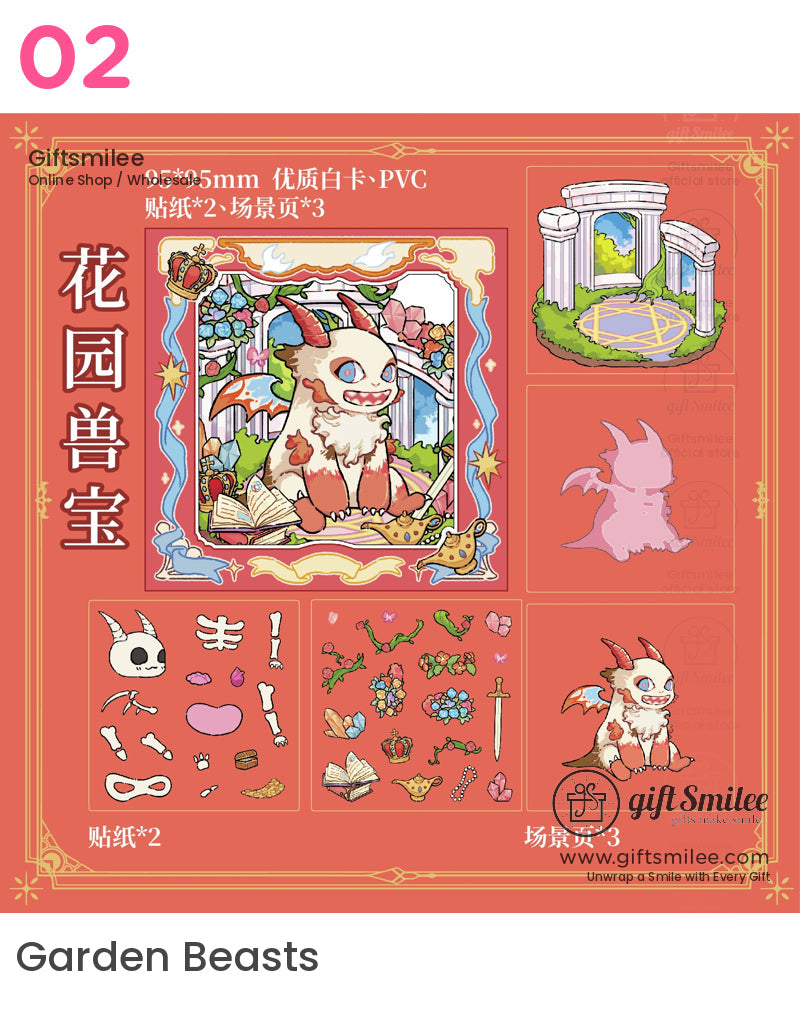 Fantasy Creatures Stickers | KS-SA-4145
