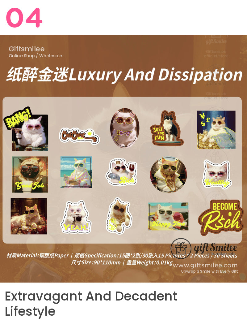 The Art Of Living With Cats Sticker Packs | KS-SA-4146