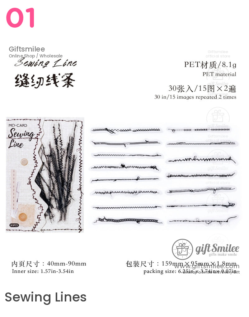 Sewing Studio Sticker Packs | KS-SA-4149