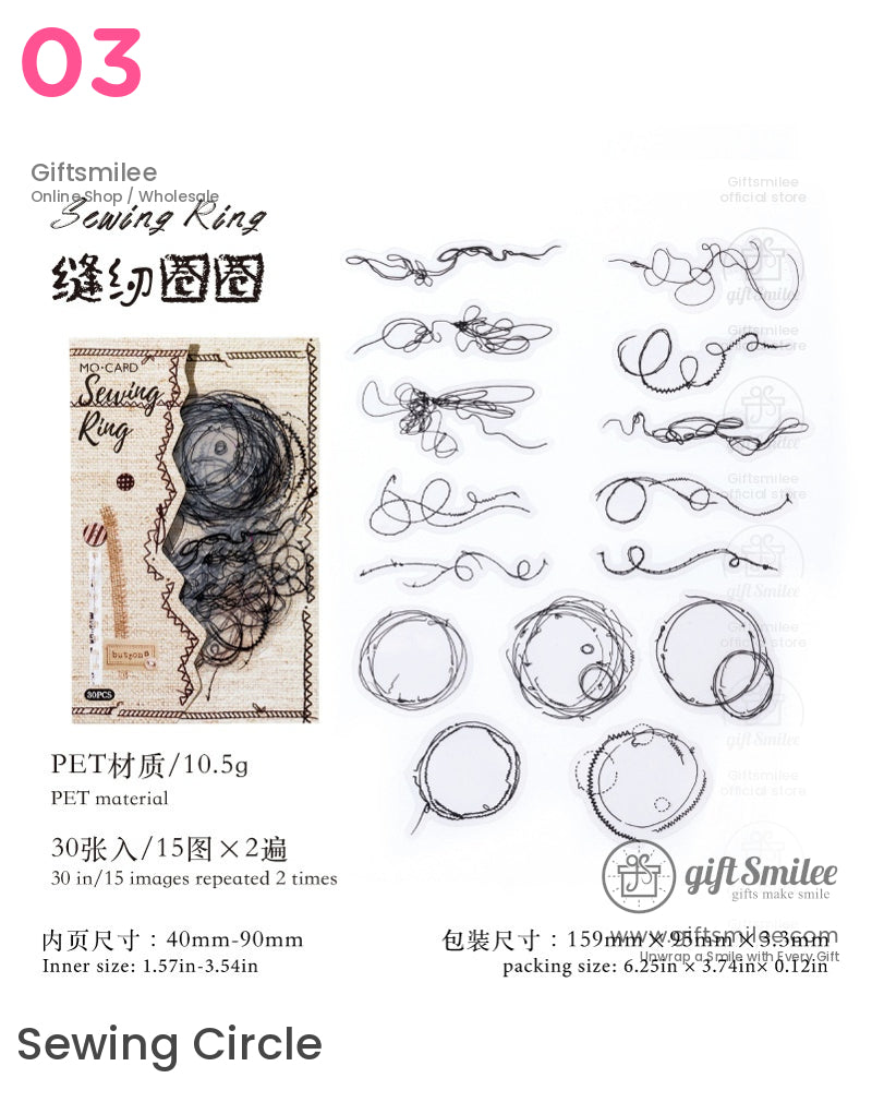 Sewing Studio Sticker Packs | KS-SA-4149