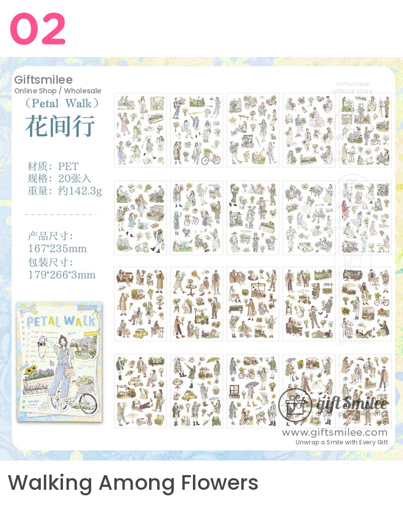 A Record Of A Comfortable Life Sticker Book | KS-SA-4155
