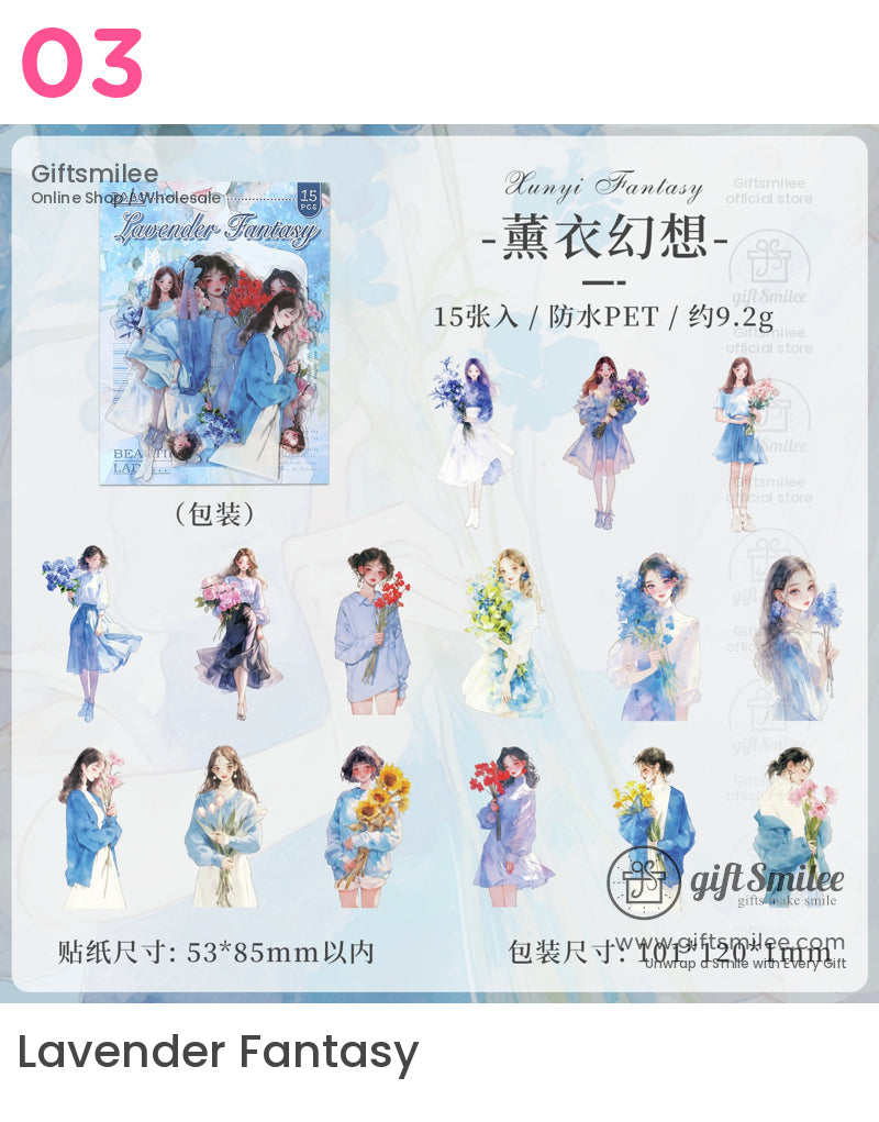Graceful Lady Sticker Packs | KS-SA-4156