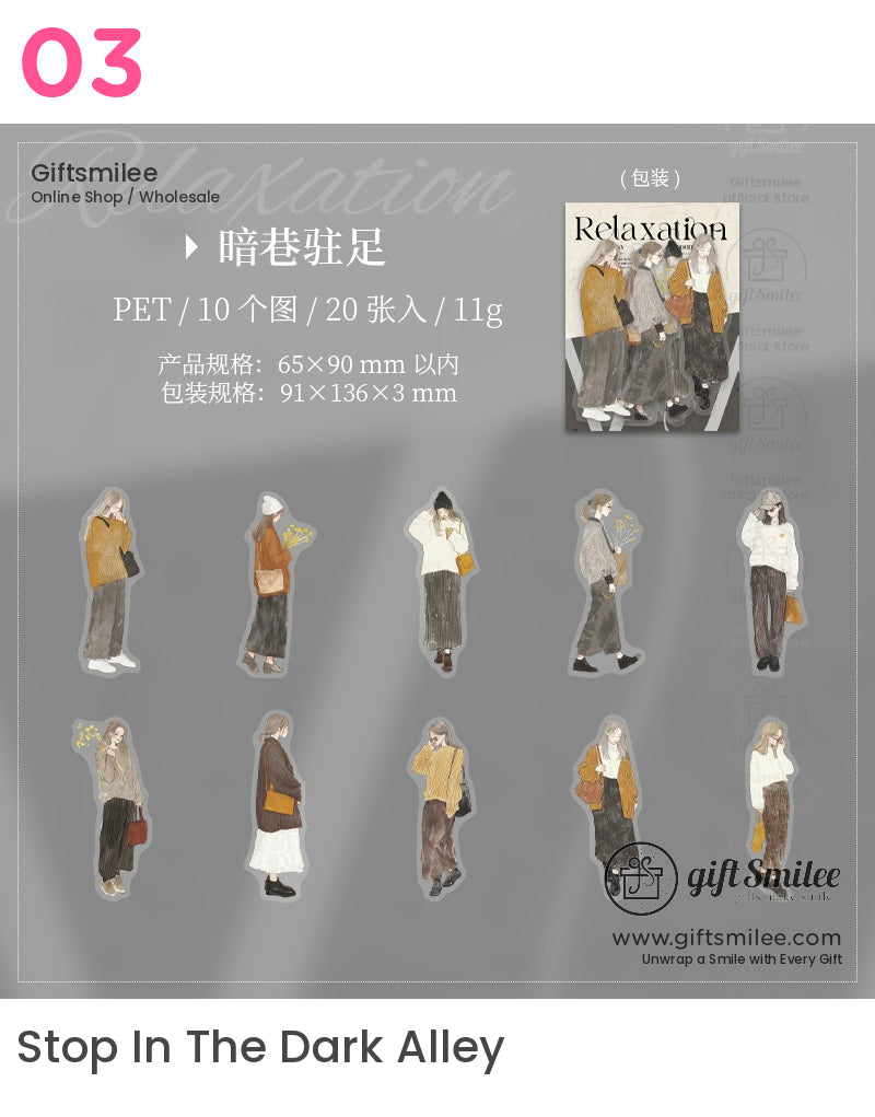 Relaxation In The South Of France Stickers | KS-SA-4157