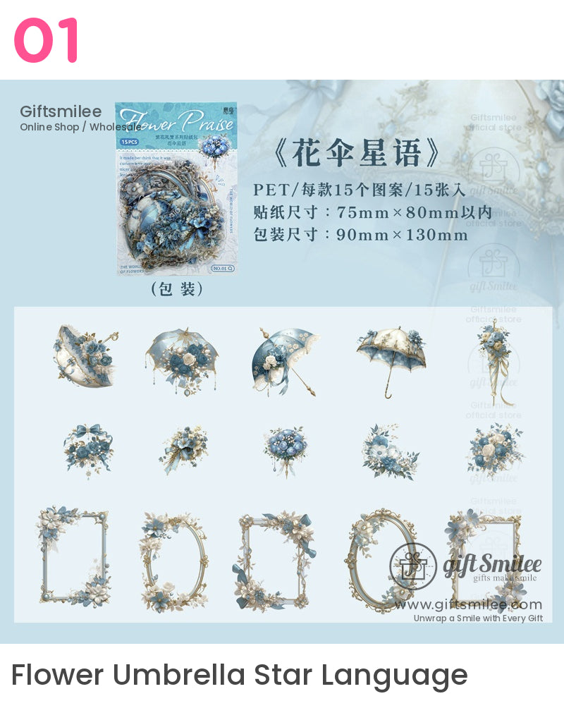 Funeral With Flowers Sticker Packs | KS-SA-4161