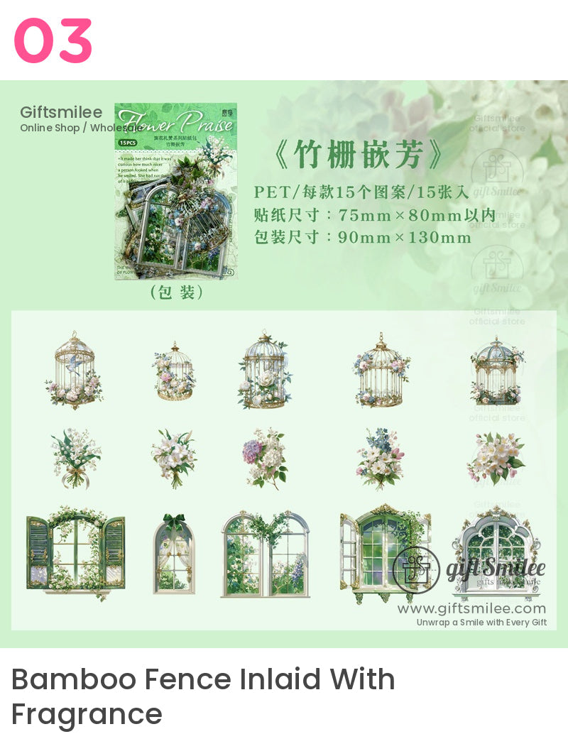Funeral With Flowers Sticker Packs | KS-SA-4161