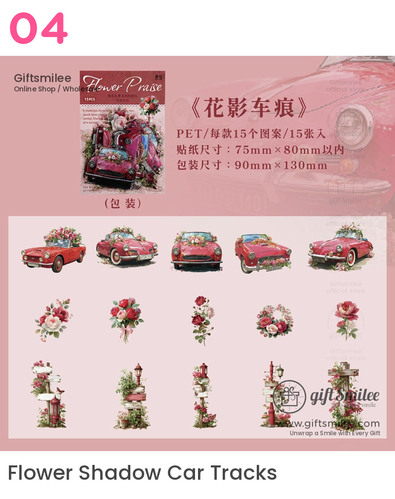 Funeral With Flowers Sticker Packs | KS-SA-4161