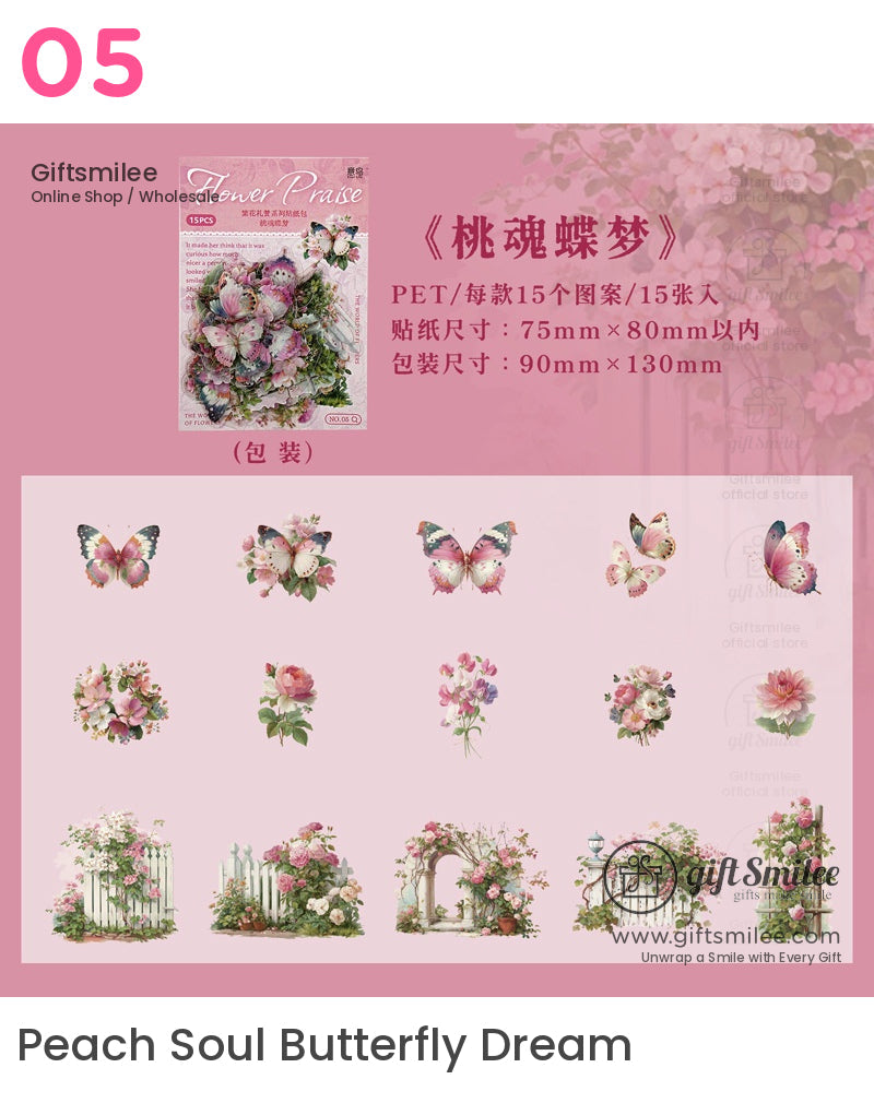 Funeral With Flowers Sticker Packs | KS-SA-4161