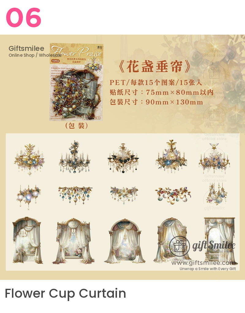 Funeral With Flowers Sticker Packs | KS-SA-4161