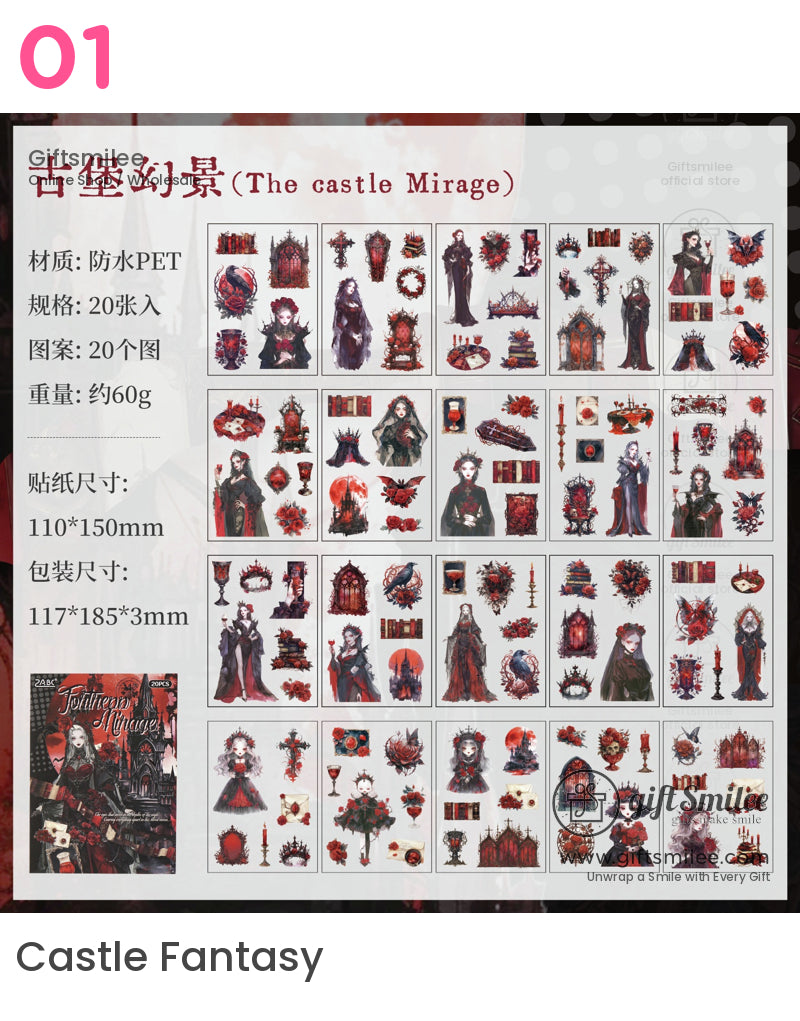 Dark Night Hymn Sticker Book | KS-SA-4165