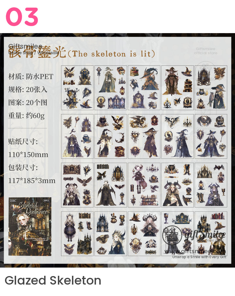 Dark Night Hymn Sticker Book | KS-SA-4165