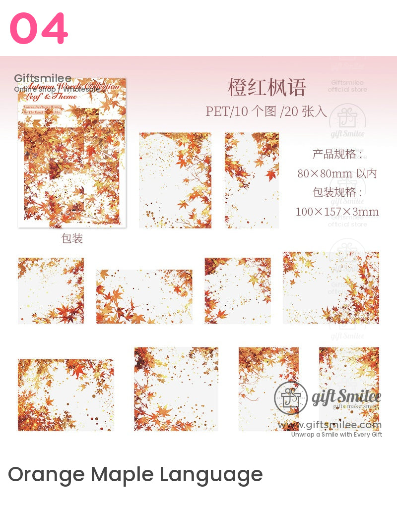 Autumn Words Collection Stickers | KS-SA-4181