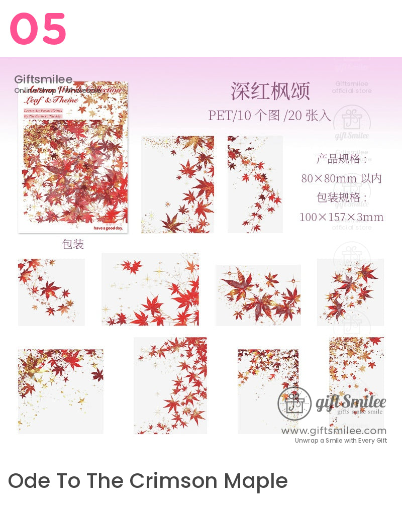 Autumn Words Collection Stickers | KS-SA-4181