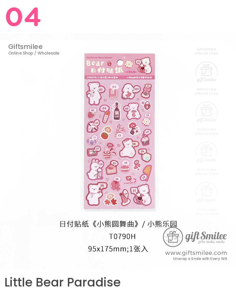 Bear Waltz Stickers | KS-SA-4182