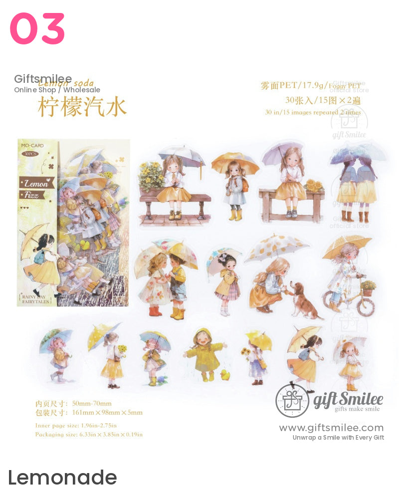 Rainy Season Fairy Tale Sticker Packs | KS-SA-4183