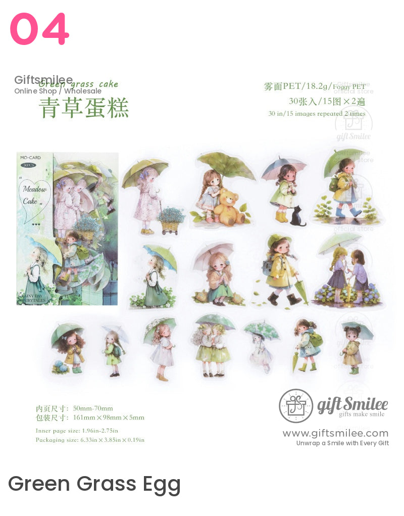 Rainy Season Fairy Tale Sticker Packs | KS-SA-4183