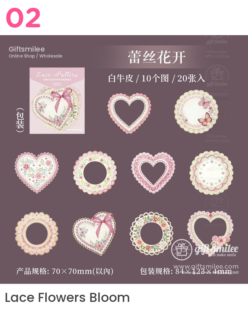 Lace Sticker Packs | KS-SA-4189