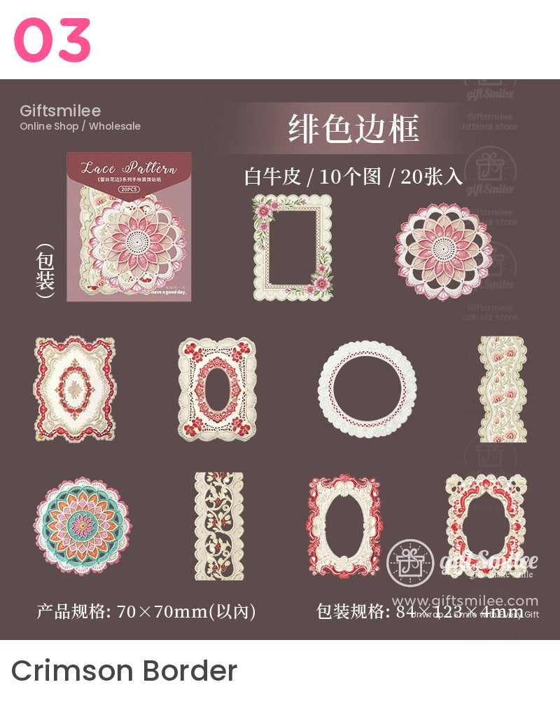 Lace Sticker Packs | KS-SA-4189